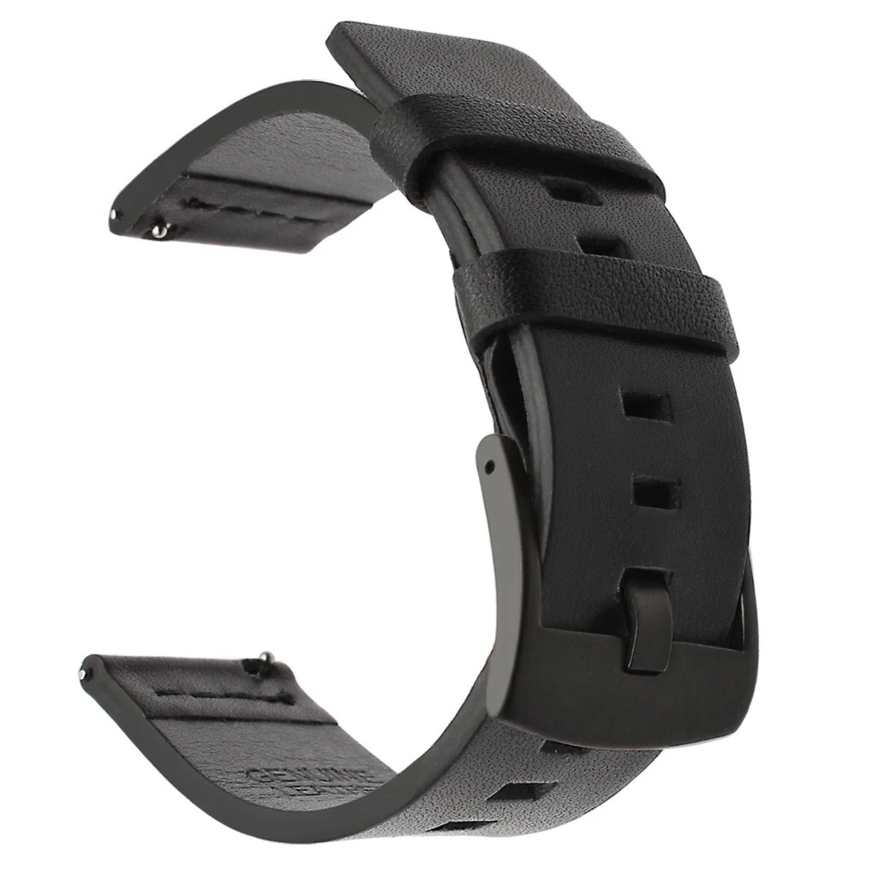 Кожаный ремешок huawei watch GT для samsung gear S3 Classic Frontier galaxy watch 46 мм ремешок 22 мм huami amazfit Bip smartwatch