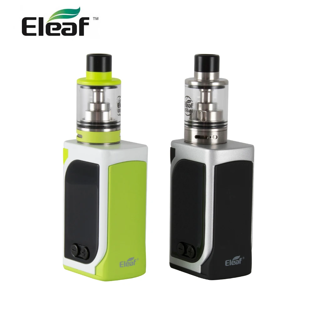 

100% Original Output 50w Eleaf iStick Kiya Kit GS Juni Kit With 2ml E-liquid Capacity Atomizer Built 1600mAh Vape Kit E-Cig