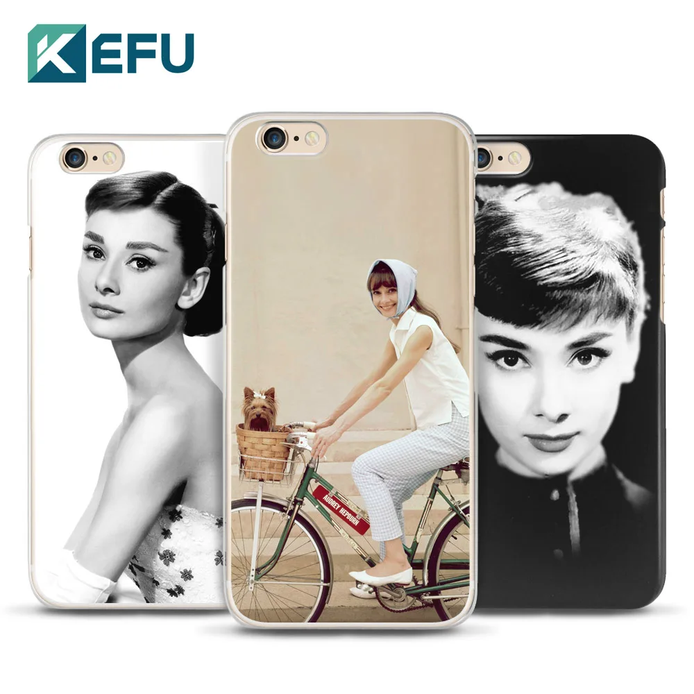For coque iPhone 6 6S case Audrey Hepburnn hard PC cover for fundas iPhone 6 6S case 2016 new arrivals for Apple iPhone 6S case