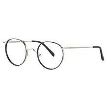 Женский модный круглый металлический оправа солнцезащитные очки прогрессивная оптическая мультифокальная рецептурная линза высококачественные очки Ретро рамка