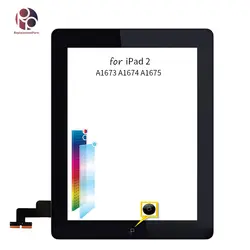 Новый 9,7 "Digitzer планшет для iPad 2 Touch iPad2 A1395 A1396 A1397 Сенсорный экран планшета Сенсор Стекло Панель с Главная кнопка
