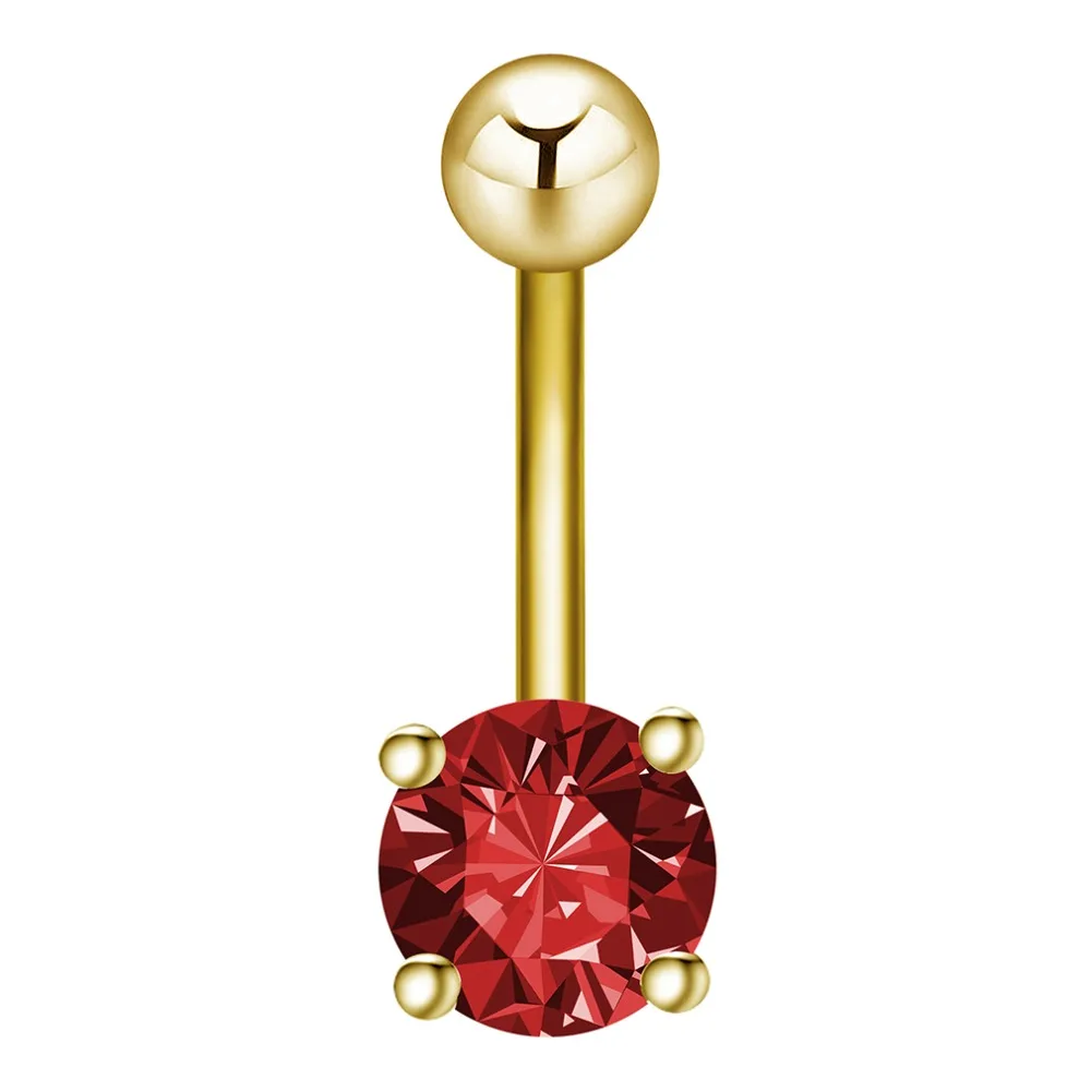 Buy QIMING Vintage Piercing Navel Surgical Steel