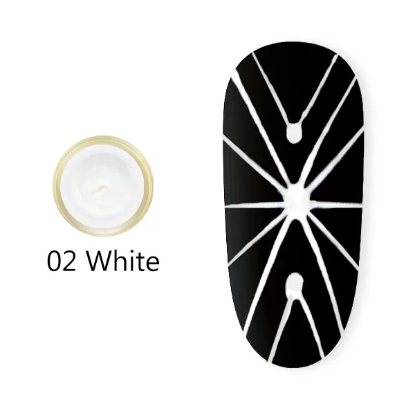 Preise 6 stücke * 8g GDCOCO Zeichnen Malerei Gel Set Nail art Design Goldene Weiß Farbe Tränken weg vom UV LED 3D Relief Splitter Schwarz Malerei Gel