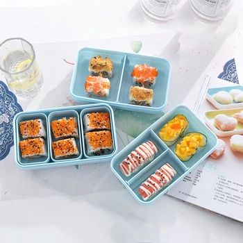 

GESEW LunchBox 3 Layers Eco-friendly Portable Food Storage Container Health Material With Handle Compartment Picnic Bento Box