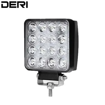 

4inch 48W Led Work Light Offrad Fog Lamp Flood Spot Beam 12V 24V Quad Row Led Lights Tractor Off Road 4WD Car ATV Boat Headlight