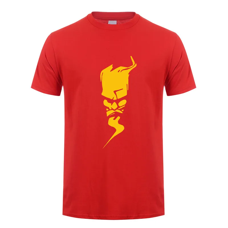 Волшебник Thunderdome футболка футболки мужские новые летние модные с коротким рукавом Хлопок o-образным вырезом Футболка DS-030 - Цвет: Red