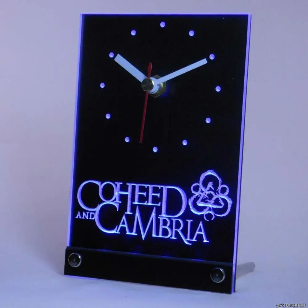 Tnc0156 coheed Камбрия Beer барная стойка регистрации 3D светодиодный часы