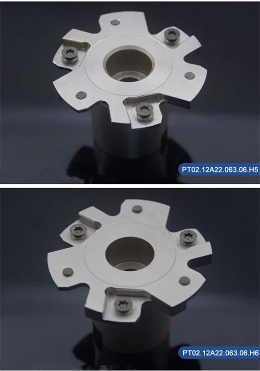 Индексируемый cnc фрезерный станок высокое качество PT02.12A22.063.06. H4 H5 H6 легированная сталь режущая PT02 трехсторонний кромочный Фрезерный резак серии