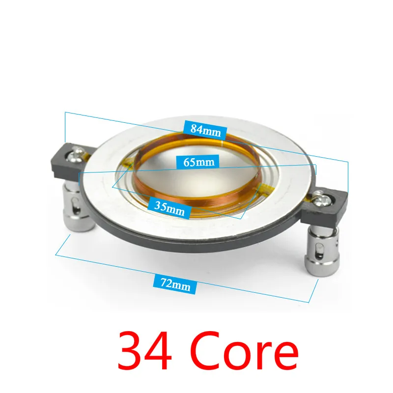 AIYIMA 2 шт. аудио твитер драйвер колонки Профессиональный титановая пленка 25/34/44/51 ядро ВЧ звуковая катушка DIY колонки аксессуары