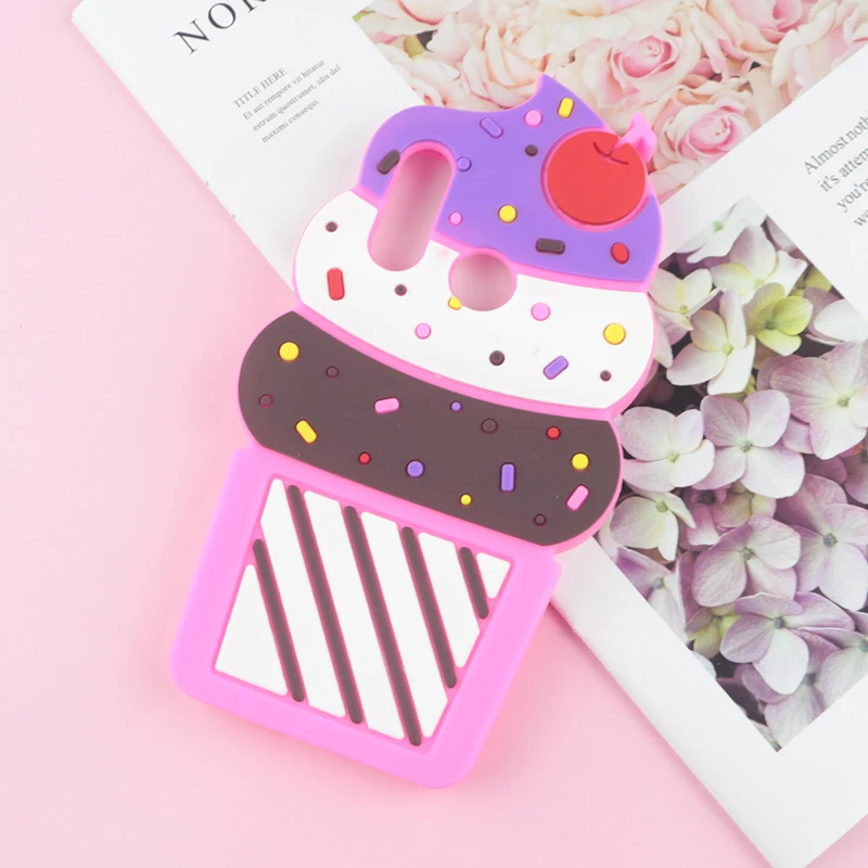 Милый чехол для Xiaomi Redmi S2 S 2 Redmi Y2 Hongmi S2 5,9" мягкий чехол для телефона с изображением кота мороженого - Цвет: Rose XC