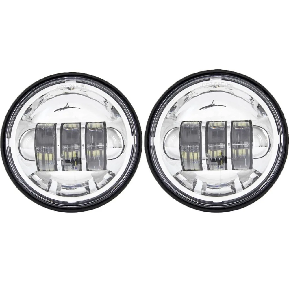  1 Pair 4.5 4 1/2 inch LED Passing Fog Light 30W LED Driving Auxiliary Lamps for Motorcycles Motorbi - 32950500801