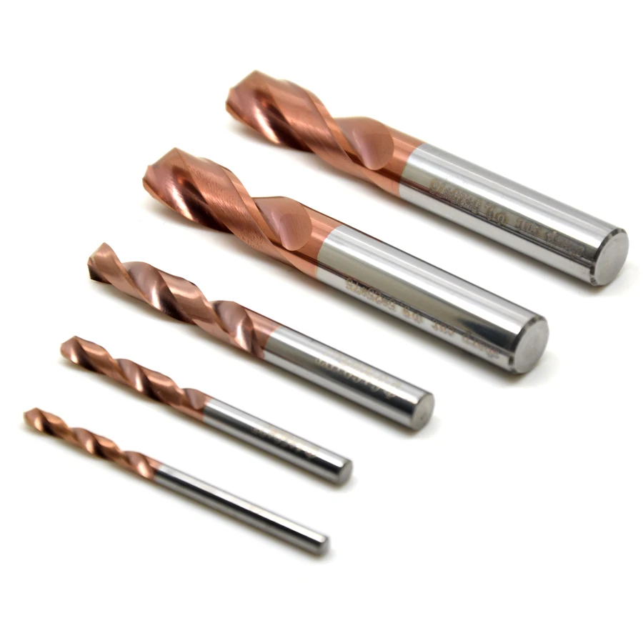 4mm (4D*50L) Micro grain solid Tungsten carbide CNC Twist Drill Bits HRC55,Carbide Drill bits For Metal working