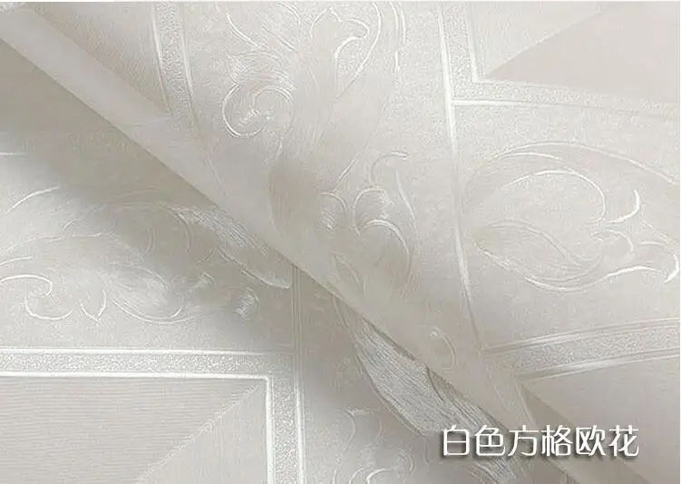 White Потолочные обои 3d стереоскопический белый алмаз ТВ фон отель Papel де Parede гостиная спальня обои с крышами рулон - Цвет: White