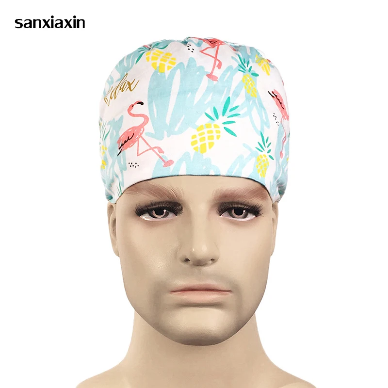 Sanxiaxin унисекс еда услуги рабочих Косметическая шапочка для мужчин спецодежда медицинская хирургическая хирургия шляпа медсестры шапка с