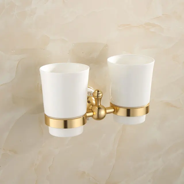 wall mounted bathroom accessories set antique european antique gold double cups brushed bathroom thumbler aluminum ceramic wall mounted accessories sets wall mounted bathroom accessories set antique european antique gold double cups brushed bathroom thumbler aluminum ceramic wall mounted accessories sets
