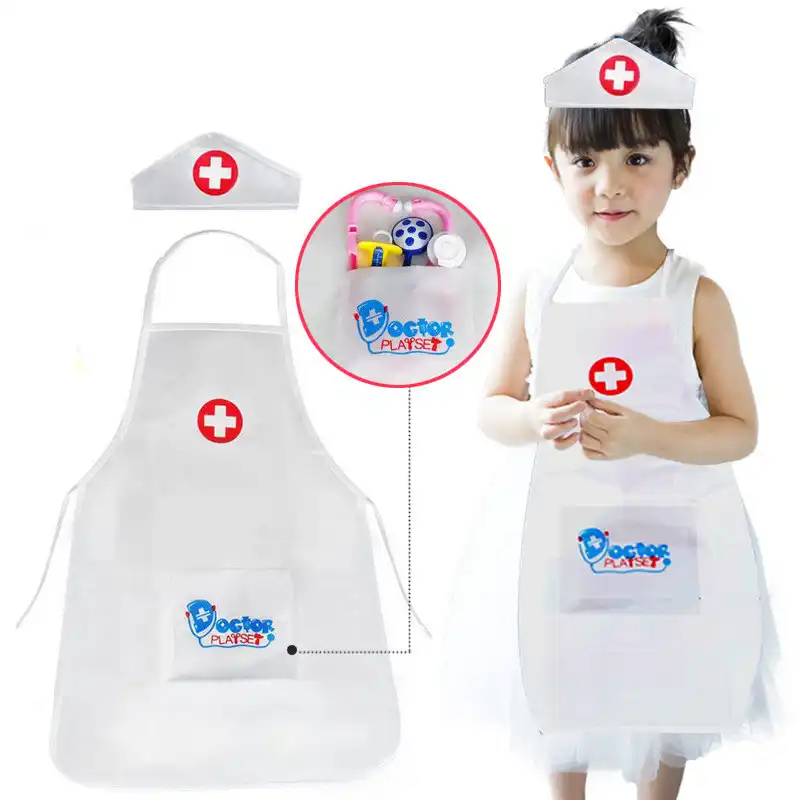 pretend play doctor clothing kids nurse doctor toy arrival children play role toys girls fun cosplay for holiday party ty0318 children play doctor