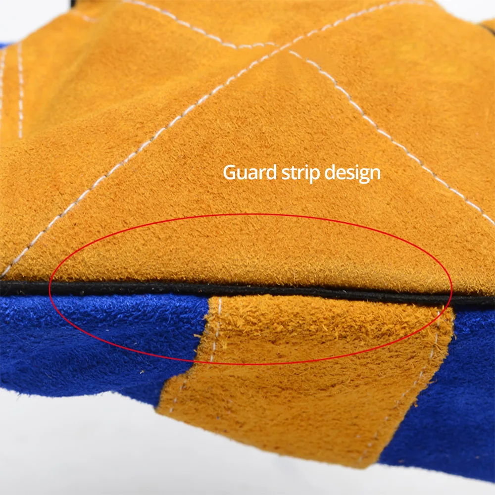 Safety Gloves For Working Welding Security Cowhide Workplace Safety Supplies (8)