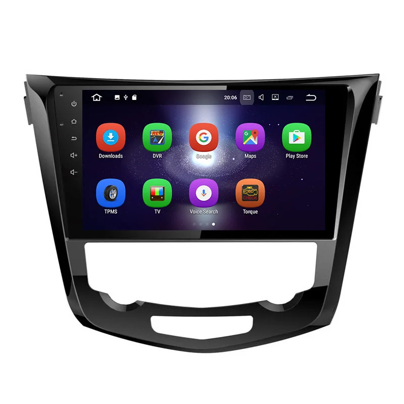 Perfect Aoluoya IPS RAM 2GB Quad Core Android 7.1 CAR DVD PLAYER For Nissan Qashqai X-Trail  X Trail 2014 2015 2016 Radio GPS Navigation 1