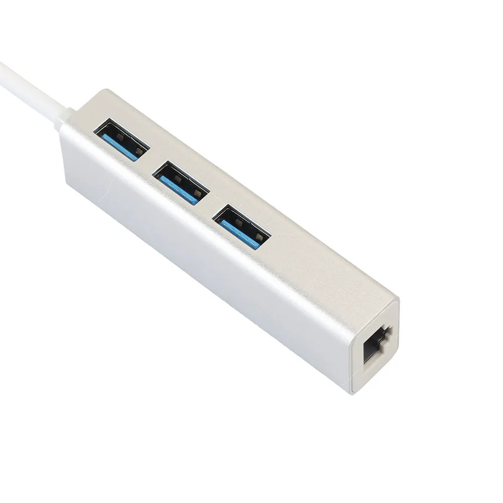 Сетевая карта Тип C до 3,0 Порты usb с RJ45 10/100/1000 Gigabit Ethernet сетевой адаптер USB-C концентратор для PC/Mac OS Поддержка Windows