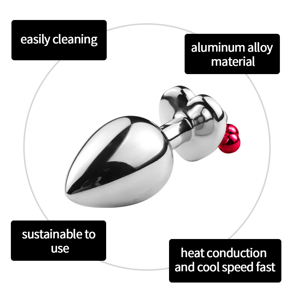 Intimate Product Heart Anal Plug Anus Expander the Members for Sex Anus Dilator Anal Anal Plug Private Good for Men and Women Intimate Product Heart Anal Plug Anus Expander the Members for Sex Anus Dilator Anal Anal Plug Private Good for Men and Women