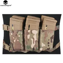 EMERSON высокоскоростной шесть талии Сумочка-клатч с принтом "Постер", эластичный резиновый подсумок EM6337 из эластичной резины EM6337 Мультикам цвет black Coyote AOR