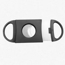 1 шт. переносной нож для сигар из нержавеющей стали, карманные гаджеты, ножницы для сигар, нож для сигарет, двойные лезвия