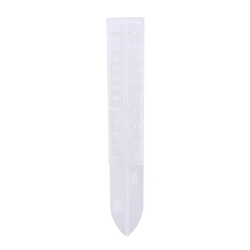 

WINOMO 2 Pcs Precision Professional Rain Gauge Clear Calibration Easy to Read Wall Mount Rainfall Gauge Gage for Garden Yard