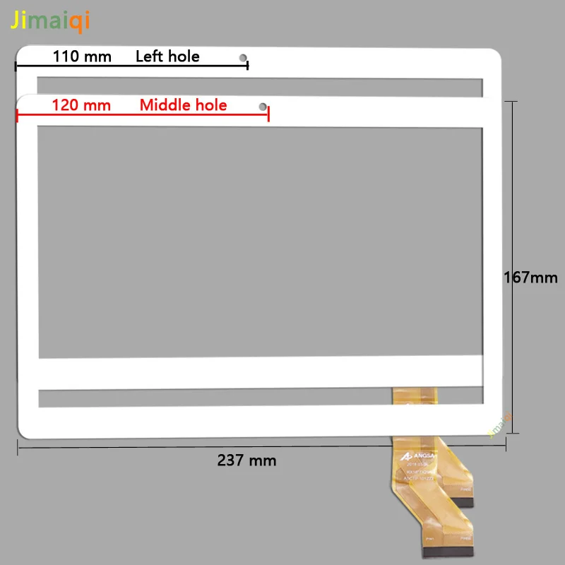 

New Touch Screen For 10.1'' inch ASCTP-101223 tablet External Panel Digitizer Glass Sensor Replacement Multitouch