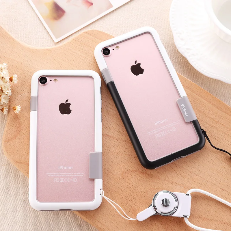 Для iPhone 7 плюс бампер zenus walnutt Цвет шок силикон + PC противоударный рамка для apple iphone 8