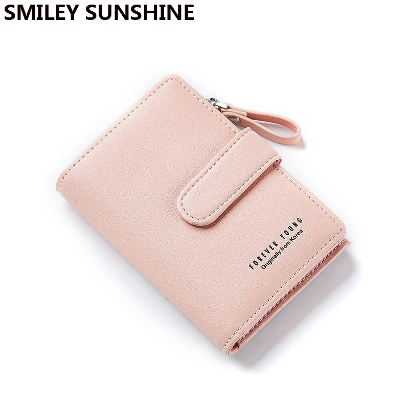 

SMILEY SUNSHINE korean style cute women key holder wallets small coin purse female key case organizer ladies key pouch bag mini