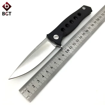 

D2 Steel Tactical Folding Combat Knife Utility Survival Outdoor EDC Knives G10 Handle Bearing Camping Hunting Pocket Tool