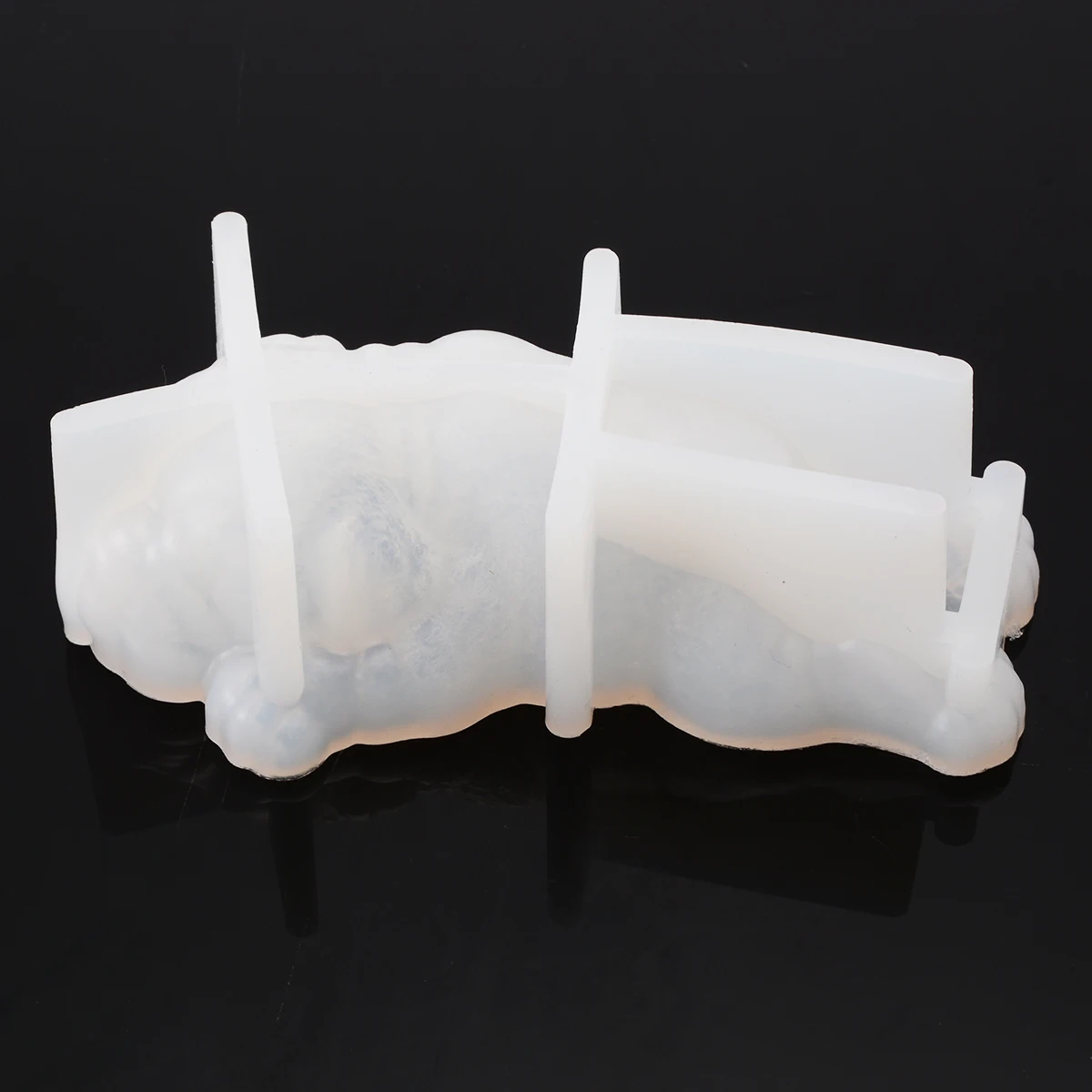 1pc White Silicone Mold 3D Dog Bulldog Animal Shape Mousse Cake Chocolate Jelly Mold Baking Mould Bakeware Cake Tools