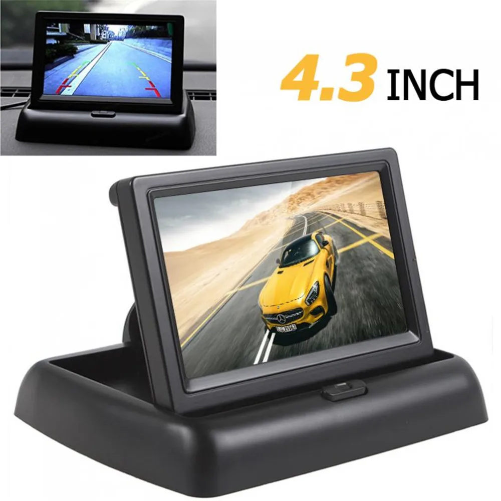 

4.3 Inch HD 480H x 272V Resolution 2-channel Video Input TFT-LCD Color Monitor Car Rear View Monitor