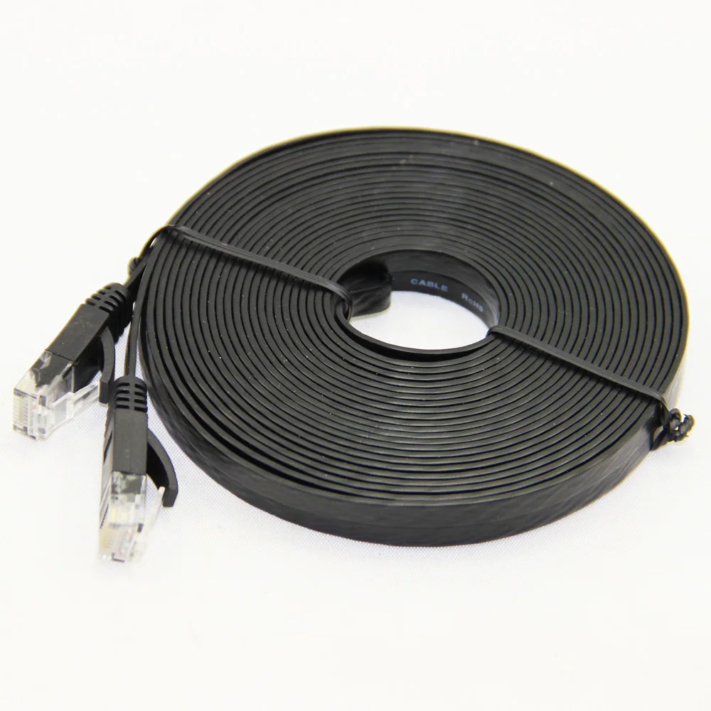 Купить плоский кот-6 RJ45 для сети патч-кабель сети Ethernet для модема ...