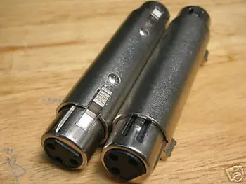 

20 XLR Female to Female Microphone Adaptor Coupler XFF