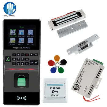 

Fingerprint Reader Access Control kit Support USB/TCP/IP/ RS485 Biometric Fingerprint Time Attendance RFID Home Security System