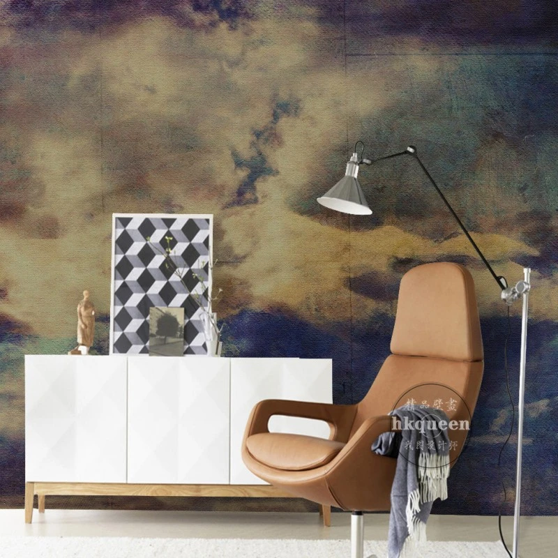 写真の壁紙北欧レトロ手塗装風景の背景寝室壁画レストランロビーステレオ壁紙 Photo Wallpaper Landscapes Backgroundsscandinavian Wallpaper Aliexpress