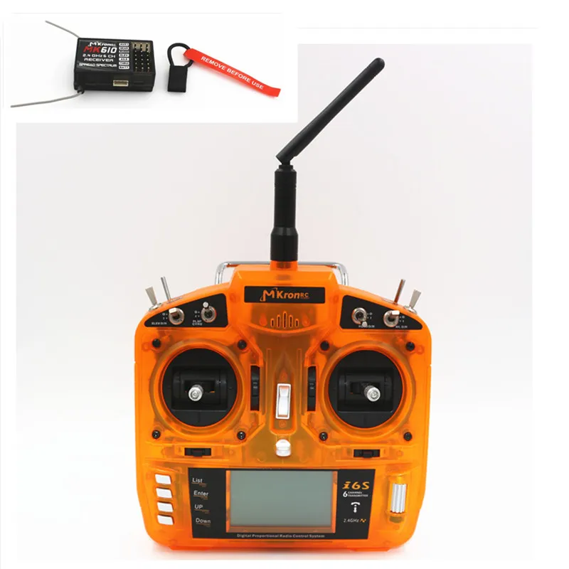 Buy DSM2 Transmitter MKron Full Range 2.4GHz 6 CH Wireless Radio Transmitter