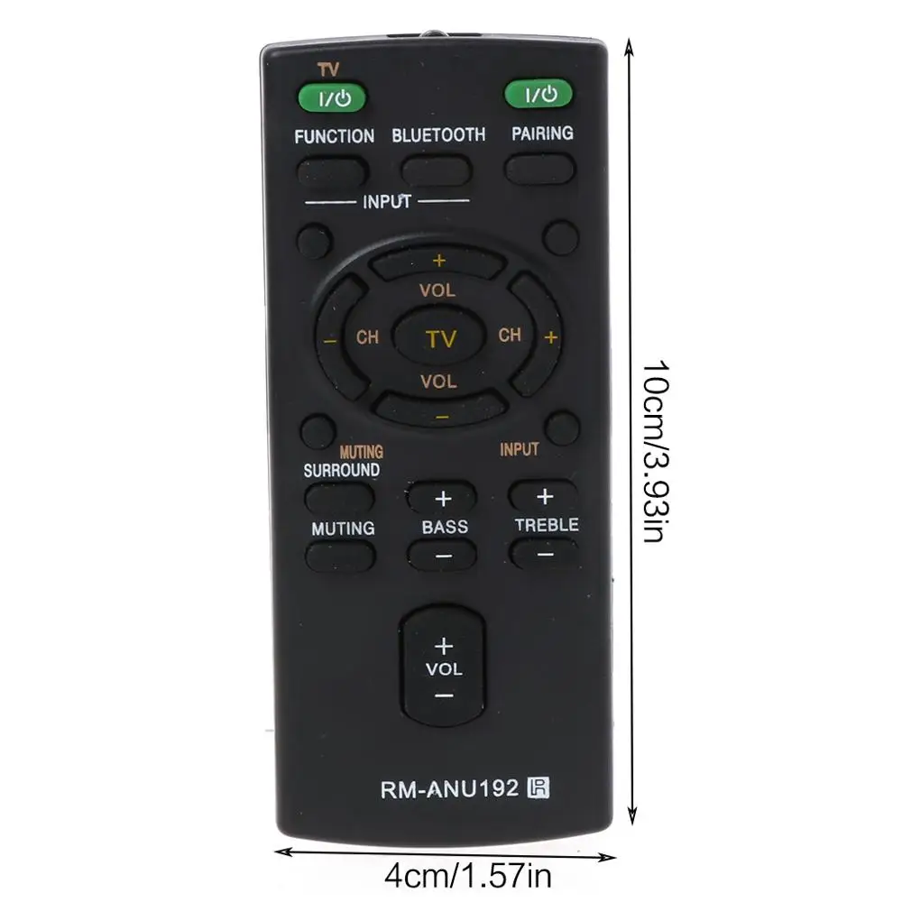 RM-ANU192 для sony Смарт ЖК-дисплей светодиодный ТВ HT-CT60BT SA-CT60BT SA-CT60 звуковая панель с реверсивным звуковым телевизионный пульт управления Замена