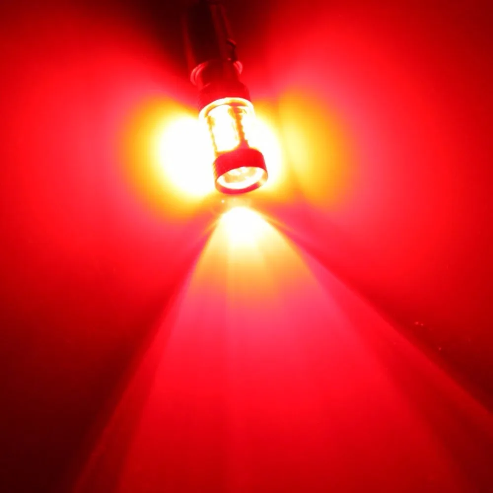 2x P21W 80 W Rojo Alta Potencia chip de Samsung LED 1156 382 Ba15s luces de freno deja cola rojo