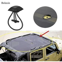 Высокое качество авто аксессуары черный Полное покрытие Eclipse козырек от солнца для 2007- 2 двери 4 двери Jeep Wrangler JK по низкой цене