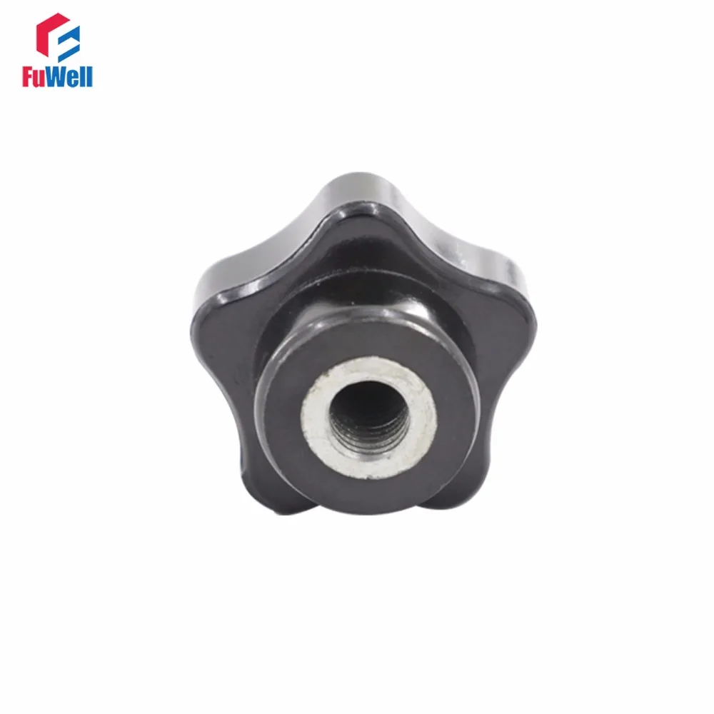 5pcsM8x40mmFemaleThreadStarKnobHandlesStarSharpedClamping