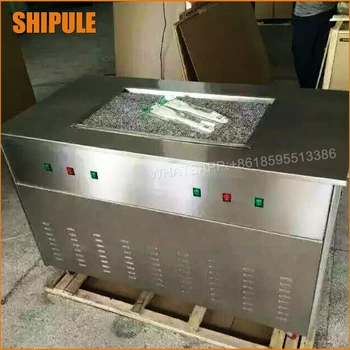 

Thailand cold stone table slab rolls fried ice cream machine
