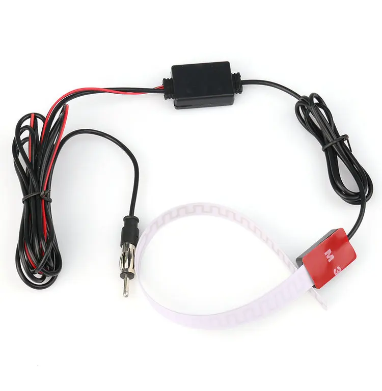 Универсальный Автомобильный Радио FM Антенна Усиления Черный Скрытые Антенны |