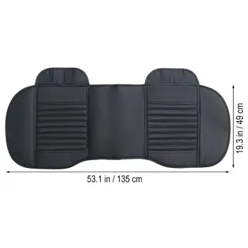 

Auto Interior Accessory PU Leather Charcoal Car Pad Seat Cushion Mat Protective Cover for Car Office Chair Back Seat Pad