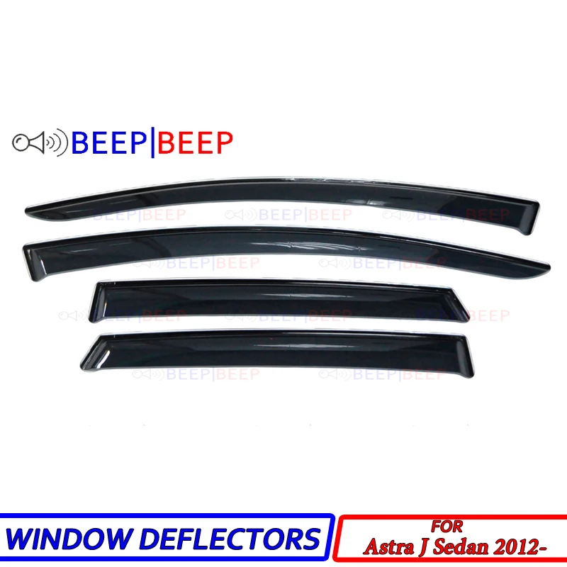 

For Opel Astra J 2009- Sedan car window deflectors wind deflector sun guard rain vent visor cover trim car styling accessories
