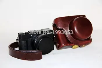 

New PU Leather Camera Case Bag Cover For Panasonic LX100 DMC-LX100 LX100 II DC-LX100 II Camera Bag