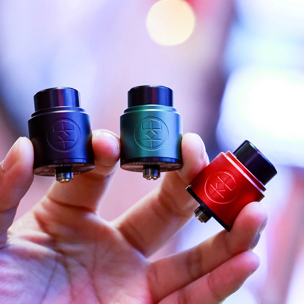 Оригинальный атомайзер Advken Breathing RDA с двойными постами Регулируемый нижний