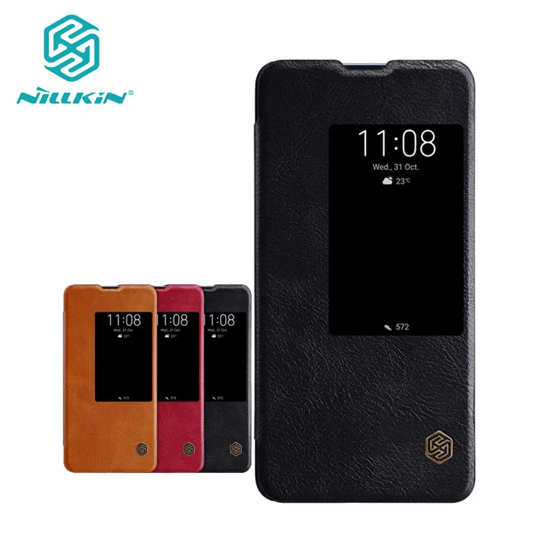 

Nillkin Case for Huawei Mate 20 Mate20 Qin Series PU Leather Flip Cover Huawei Mate 20 Case