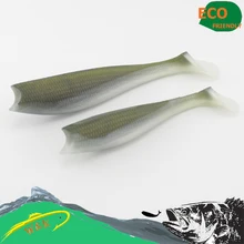 Cod and Zander fishing lure–14 cm 3 pcs/ bags big paddle tail soft lure at 13 different color soft bait